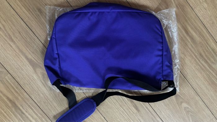 Purple Adidas messenger bag