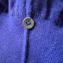 Vintage 100% cashmere Ballantyne of Scotland Cardigan blue purple Image 9