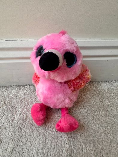 Aurora Yoohoo and Friends Pinkee Flamingo Plush approx. 15 cm. (without legs) Used Please see photos