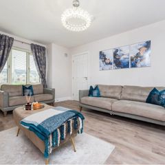 Matching Modern Grey 2-Seater Sofa Set with Pouf
