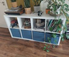 kallax shelving unit, white
