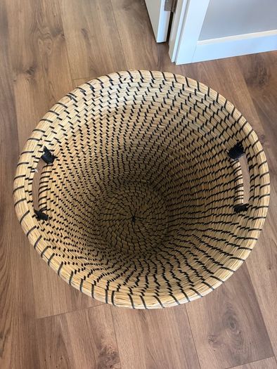 Rattan wash basket