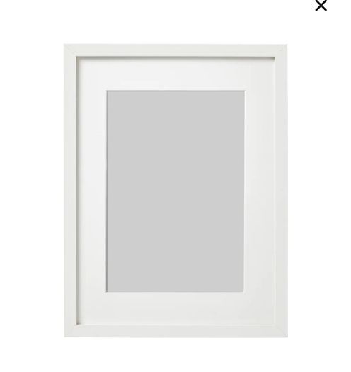 4 Ikea white frames