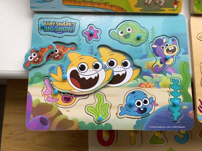 Wooden Puzzles bundle x 5.