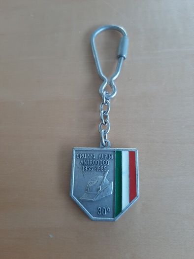 Italian Alpini anniversary keyring