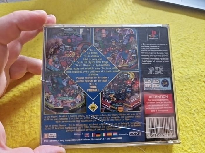True Pinball PlayStation1 Ps1 PlayStation2 Ps2 games Original