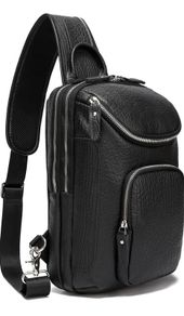 Cowhide Leather Shoulder Backpack