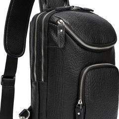 Cowhide Leather Shoulder Backpack