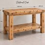 Handmade Rustic Wood Bathroom Vanity Unit Image 2