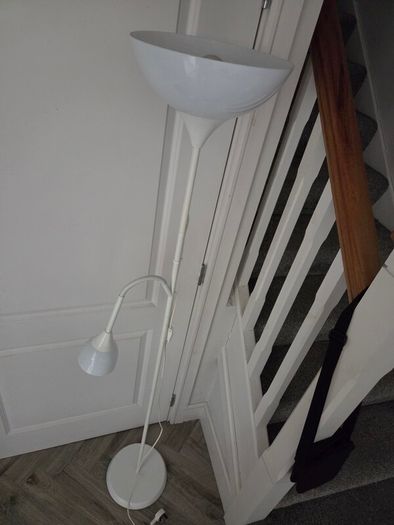 IKEA NOT Floor Uplighter with Reading Lamp