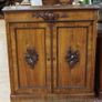 Pair of Antique Carved Walnut Cabinets Image 8