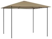 Gazebo 3x3x2.6 m Taupe 160 g/sq. meter