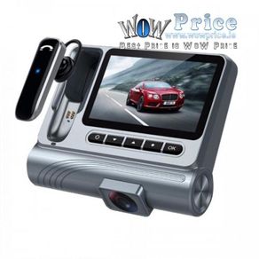 25344 1080P HD Car DVR Bluetooth Camera Recorder Wireless Headset