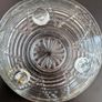 Vintage Clear Pressed Glass Footed Dessert Bowls Set of 8 Retro Sundae Dishes Image 5