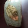 BANGLE - Brass - Enamelled - Pale Green Image 3