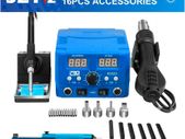 800W SMD Soldering Station Quick Heat Electric Hot Air Gun 2 in 1 Led Display Electric Soldering Iron BGA Rework Welding Station