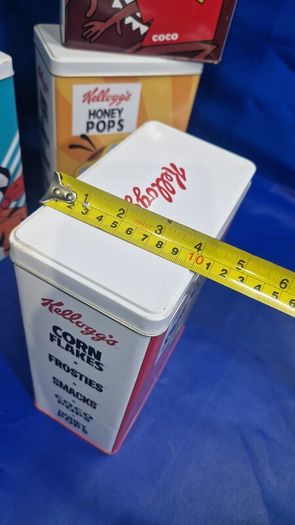 Set of 4 Vintage-Style Kellogg's Cereal Storage Tins