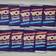 WCW 1991 Trading Cards 10 Pack Bundle