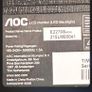 AOC 22" LCD Monitors for sale ( VGA & DVI Connector & 2  LCD are Available) Image 6