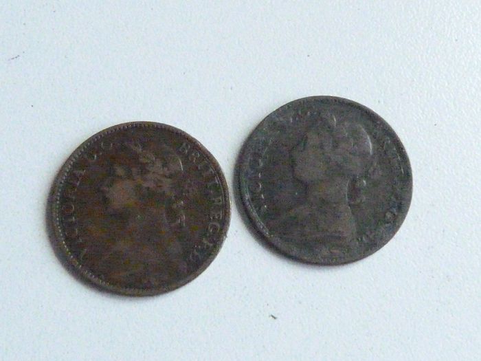 Victorian farthings
