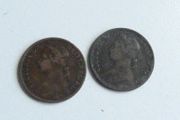 Victorian farthings