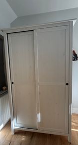 White pine wardrobe
