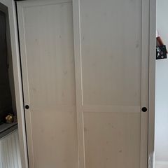 White pine wardrobe