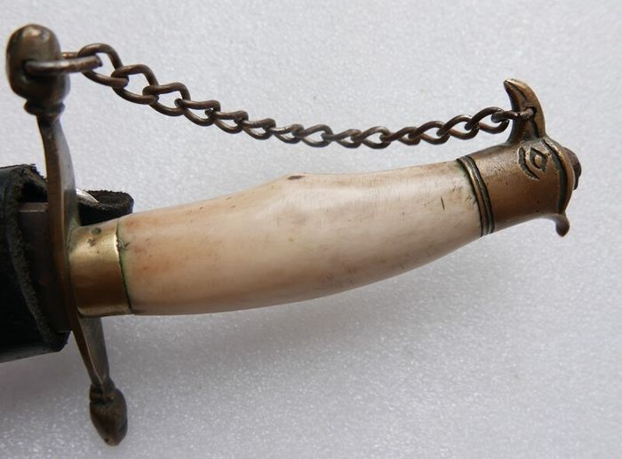 Vintage European Victory Pure Steel Knife Dagger Sword Antique