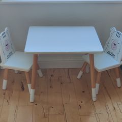 Children's table and chairs set