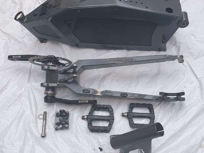 used electric  bike frame for sell its only a frame