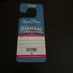 camper van ticket for Electric Picnic