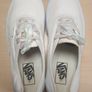 Womens VANS canvas trainers runners white Size UK 5 EU 38 juniors girls boys unisex Image 7