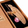 Toirxarn Metal Feather Bookmark Xmas Gift Christmas Present for Women Mum Ladies Her Girl Grandma Teacher Sister Wife MULTIPLE COLOURS AVAILABLE (FREE POSTAGE) Image 5