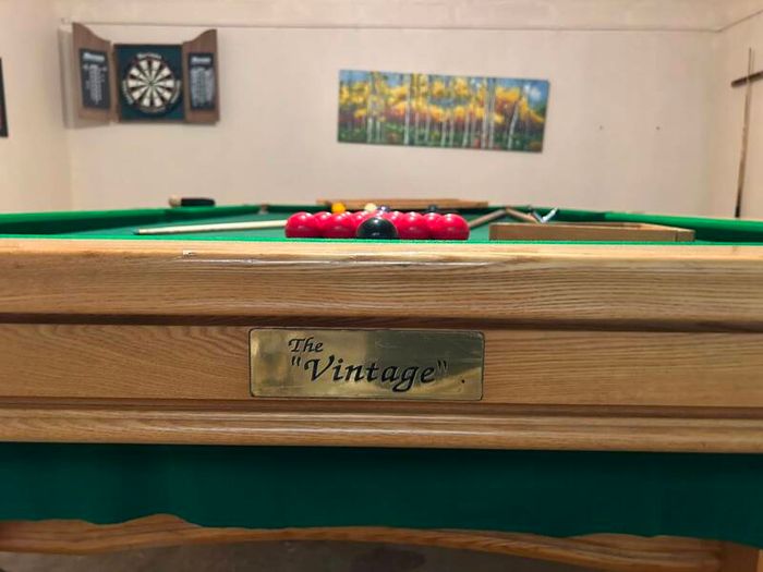 snooker table