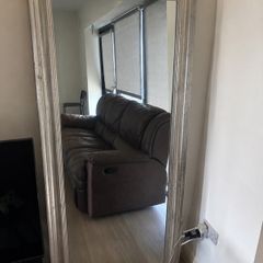Large Silver Full Length Mirror