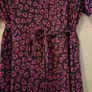 Purple Black Heart Jersey Midi Dress Image 3