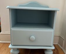 Up-cycled one drawer locker/bedside table