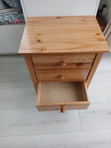 Solid Pine bedside locker