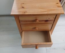 Solid Pine bedside locker