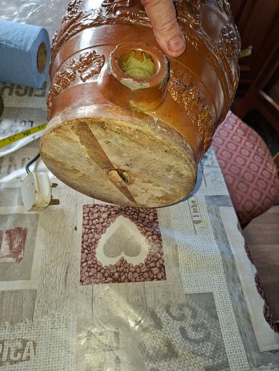 Rare 19th Century English Salt-Glazed Stoneware Brandy 2 Gallon Barrel, Postage Available or collection.
