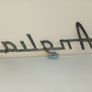 Classic Original Metal Ford Anglia Script Boot Badge With 3 Pins Image 2
