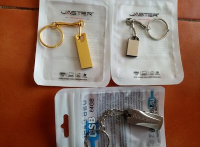 New 64g memory sticks with carry chains.