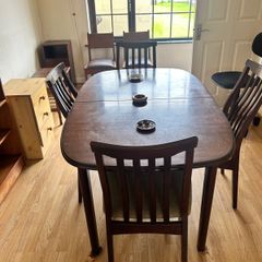 dining room table and 4 chairs