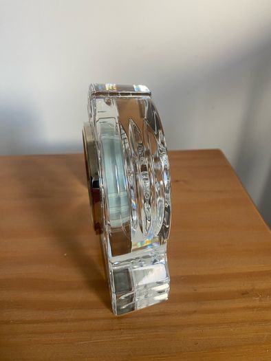 Waterford Crystal Desk Citizen Clock Table Ireland Irish Glass