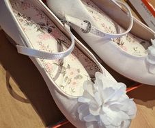 Girls communion shoes