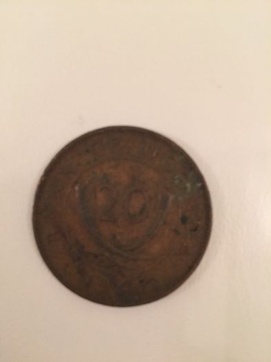 1966 Ugandan 20 cents