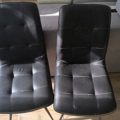 Two dining chairs