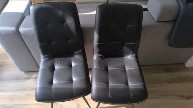 Two dining chairs