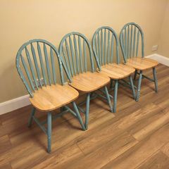 4 Wooden dinning chairs