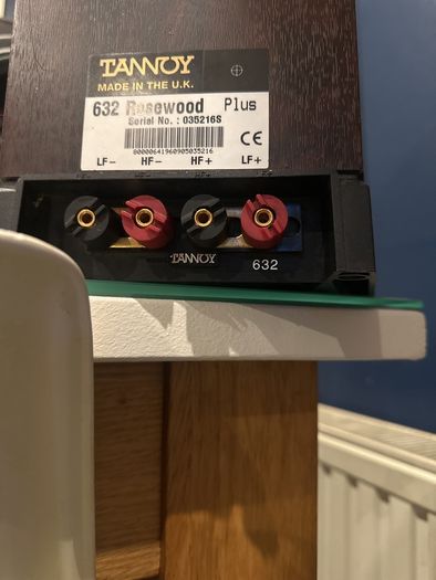Tannoy 632 Rosewood plus speakers.